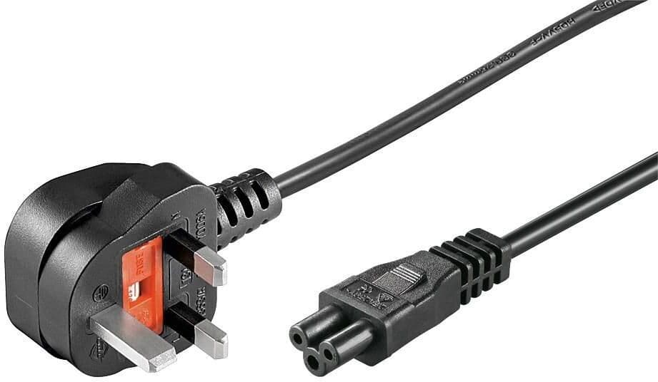 Microconnect Power Cord UK Type G to IEC C5 Black - 1m