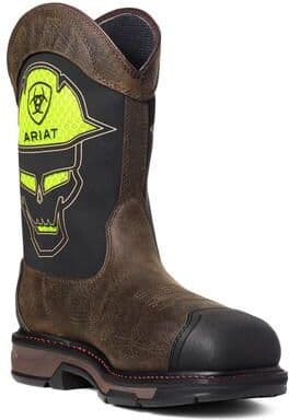 Ariat Workhog XT VentTEK Bold H2O Carbon (Men's) Casual in Iron/Coffee/Acid, Size 11 E2, Leather