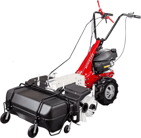 Kehrmaschine Eurosystems Minieffe M150 RM mit Breite 88 cm - B&S 625 EXi Series - Aufsammelbehälter