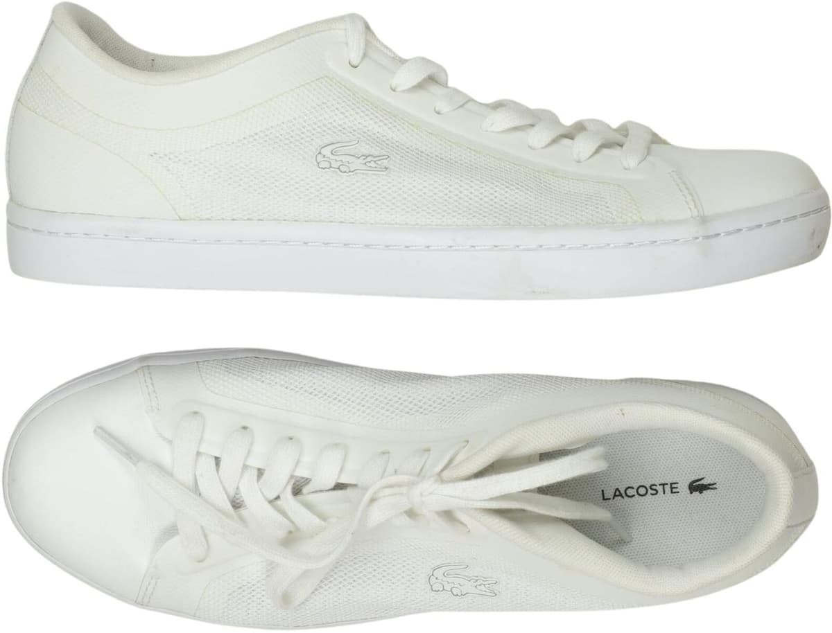 Lacoste Damen Sneaker, Weiß, Gr. EU 40.5, kein / Etikett - Second Hand