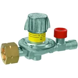 GOK Gewerbe Gasregler Kombi A x 3/8" 0,5-4,0Bar 12kg/h