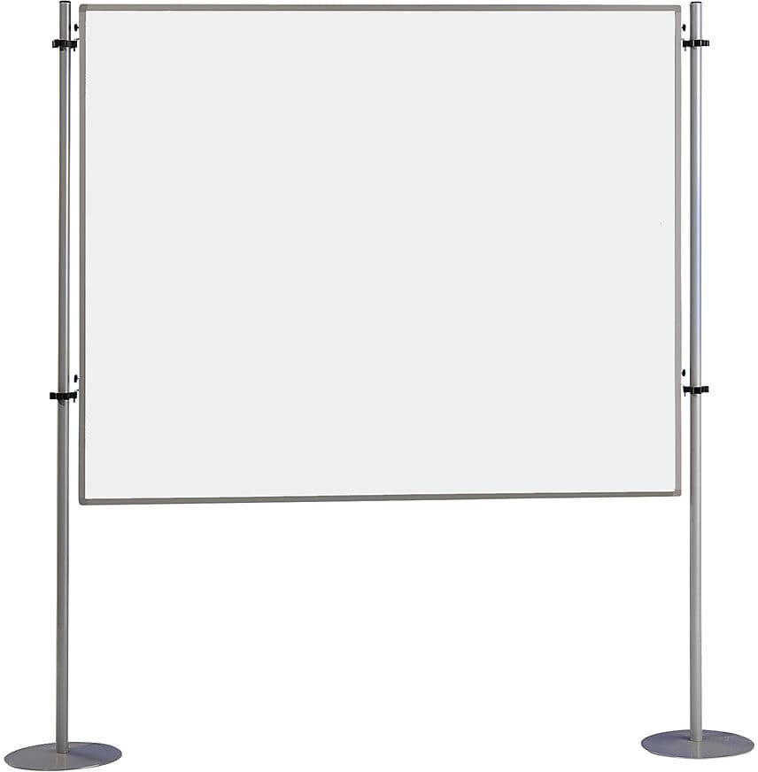 Info-Wand, einteilig - Stahlblech, beschichtet, BxH 1500 x 1200 mm eurokraft basic