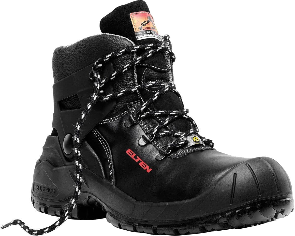 Sicherheitsschuh ELTEN "RENZO Biomex" Gr. 50, schwarz, 50, Obermaterial: 100% Rindnubukleder CNU., Schuhe, Sicherheitsschuh