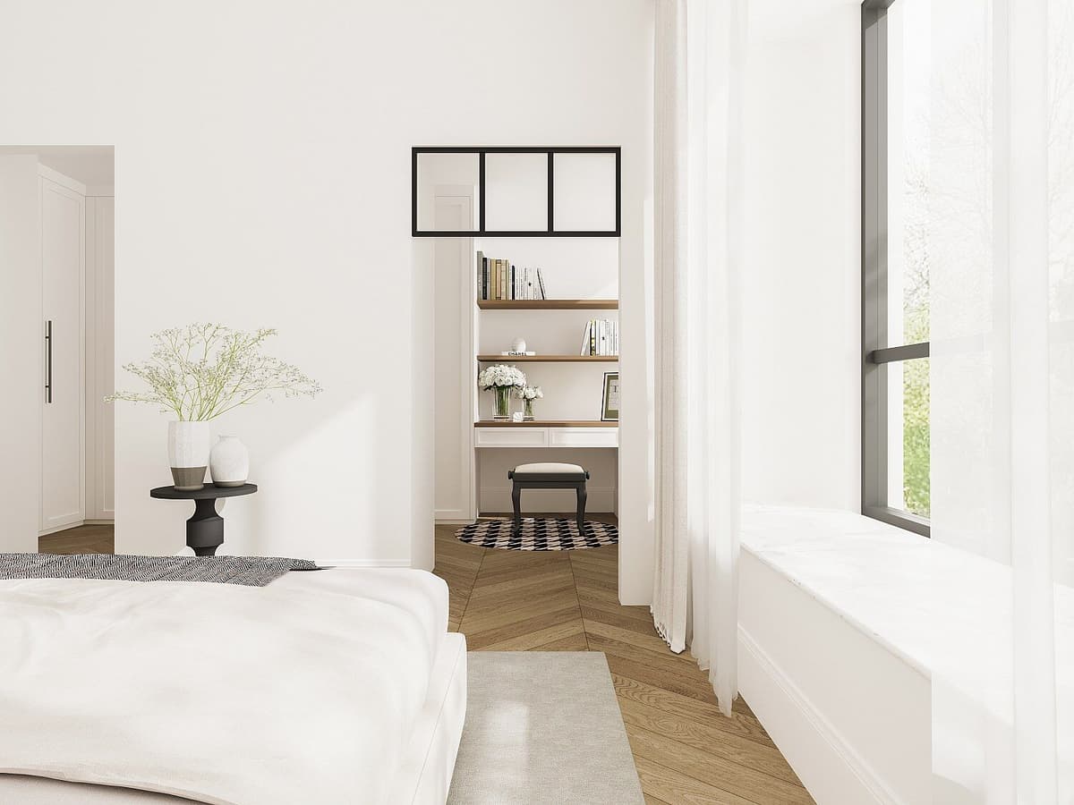 Vente-unique Bovenraam werkplaats in gepoedercoat aluminium - L93 x H40 cm - Zwart - BAYVIEW