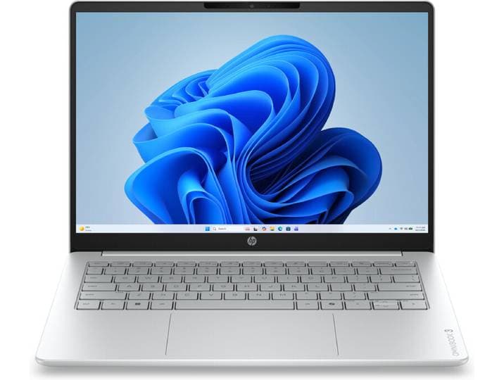 HP OmniBook 3 14-hy0058ndx 14 inch laptop – AMD Ryzen 5 7520U, 8 GB RAM, 512 GB SSD, Windows 11 Home, Glacier Silver / Canvas Gray