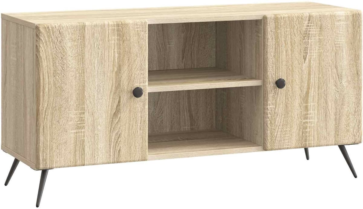 vidaXL Meuble TV 102 x 34,5 x 50 cm Chêne Sonoma Bois d'ingénierie