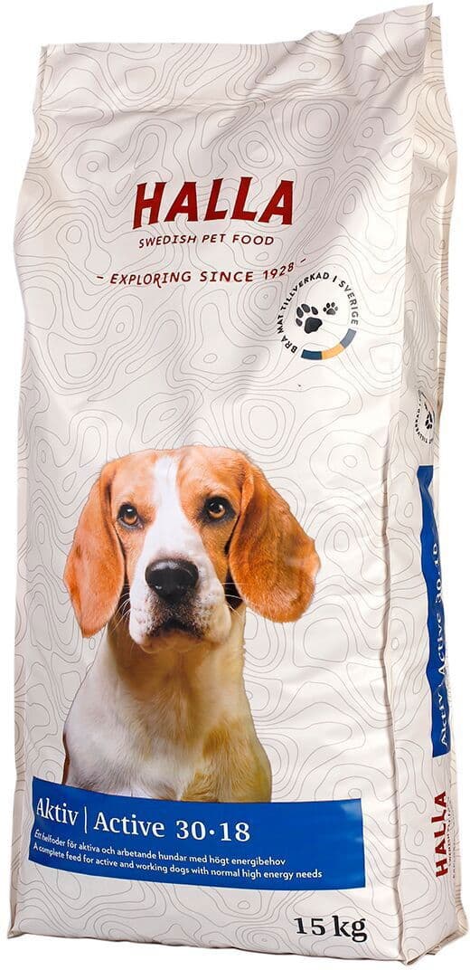 Halla Pet Food Halla Aktiv 30-18 15 Kg