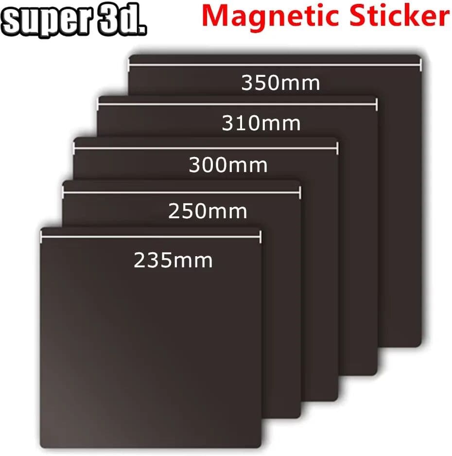 IdeaFormer Magnetic Base 220/235/300/310/350mm Sticker With 3M Adhersive Magnetic Build Plate Tape For 3D Printers Bed Ender 3 5 KP3S CR20