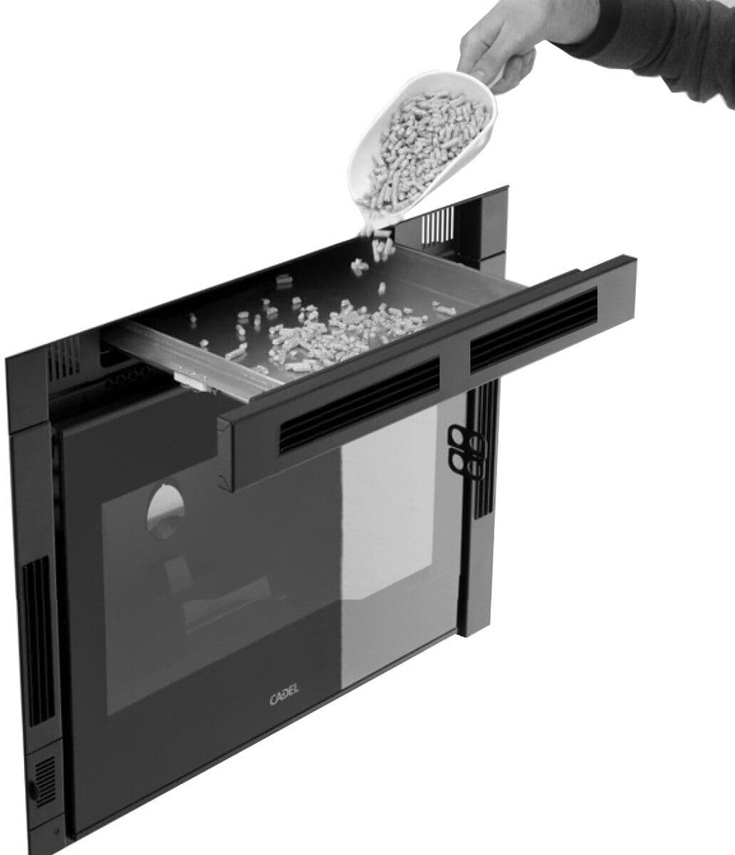 Cadel Cassetto caricamento pellet per inserto Zefiro 9