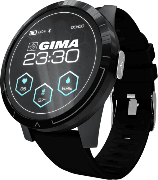 Gima Smartwatch Sportpix Orologio Digitale per le Attività Sportive Colore Nero