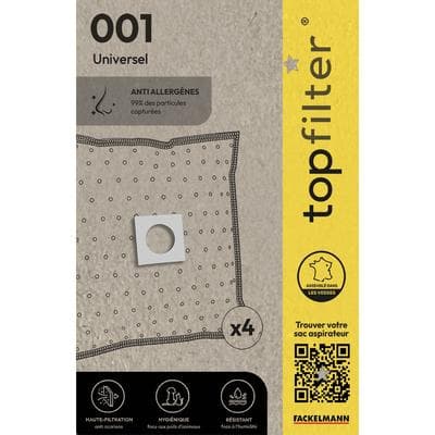 Top Filter 4er Set TopFilter Premium Universal-Staubsaugerbeutel