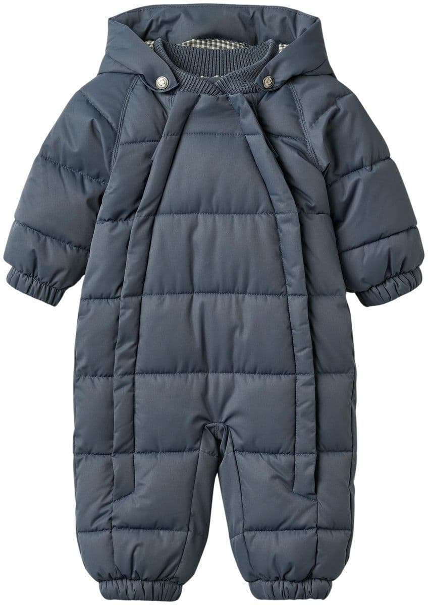 Wheat yttertøy Wheat Edem puffer vinterdress til baby, Greyblue (3-6 mnd) 3-6 mnd