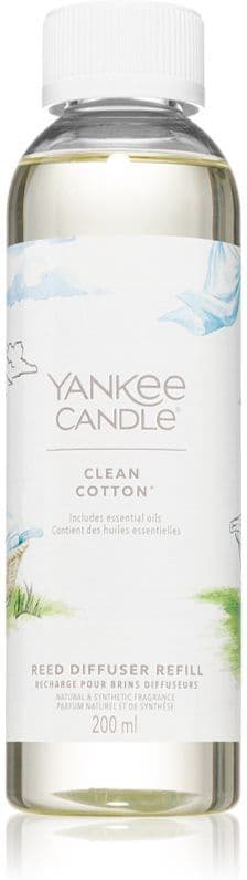 Yankee Candle Clean Cotton refill til aromadiffusere 200 ml