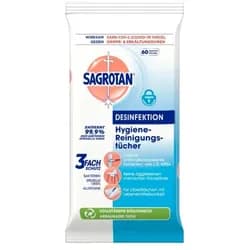 SAGROTAN Hygiene-Reinigungstücher 60 St