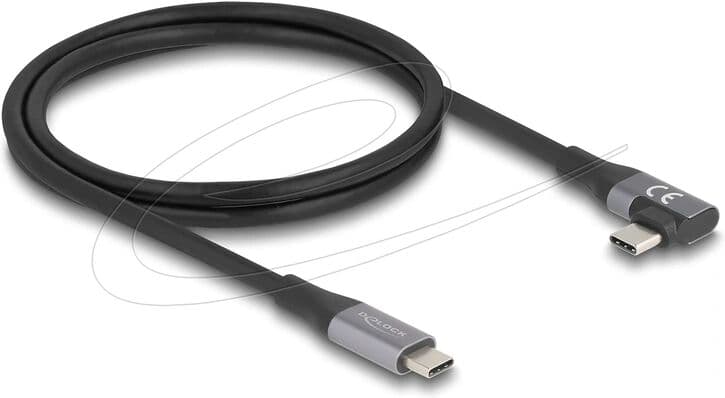 Delock USB 3.1 Video Cable USB-C male - USB-C 240W PD Μαύρο 1m 81131