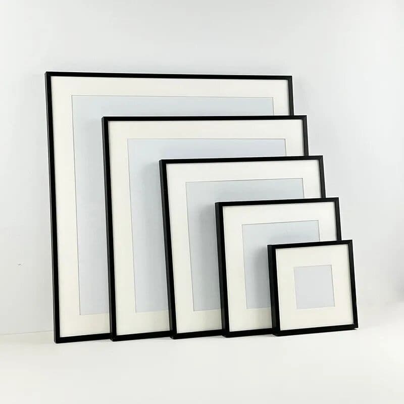 NONE Aluminum Alloy Picture Frame, Mounted, Simple Narrow-edge Outer Frame, Advertising Poster Frame, Puzzle Wall-mounted Photo Frame