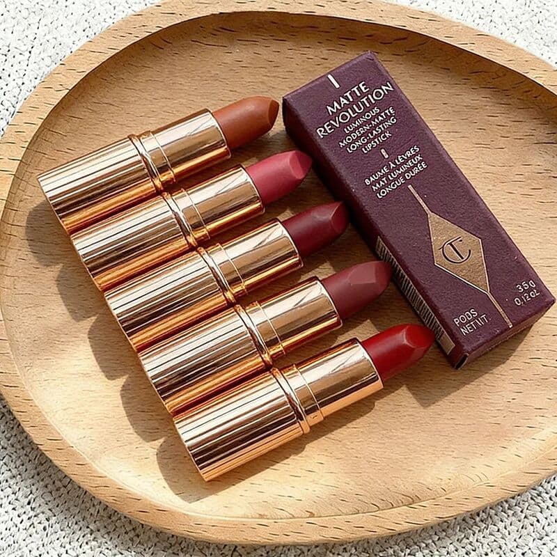 CT Charlotte Tilbury Matte Lipstick Long Lasting High Pigment Non Drying Velvet Finish Shade Luxury Daily Wear Lip Makeup for Women