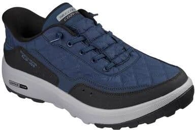Skechers Sport Slip-ins: Relaxed Fit-Urban Explorer (Men's) Athletic in Navy/Black, Size 13 W, Leather/Memory Foam/Synthetic