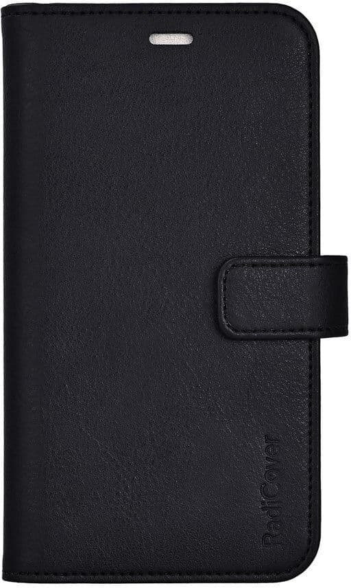 iPhone 18 Pro / 17 Pro RadiCover Anti Stråling Kunstlæder Flip Cover m. Pung - Sort