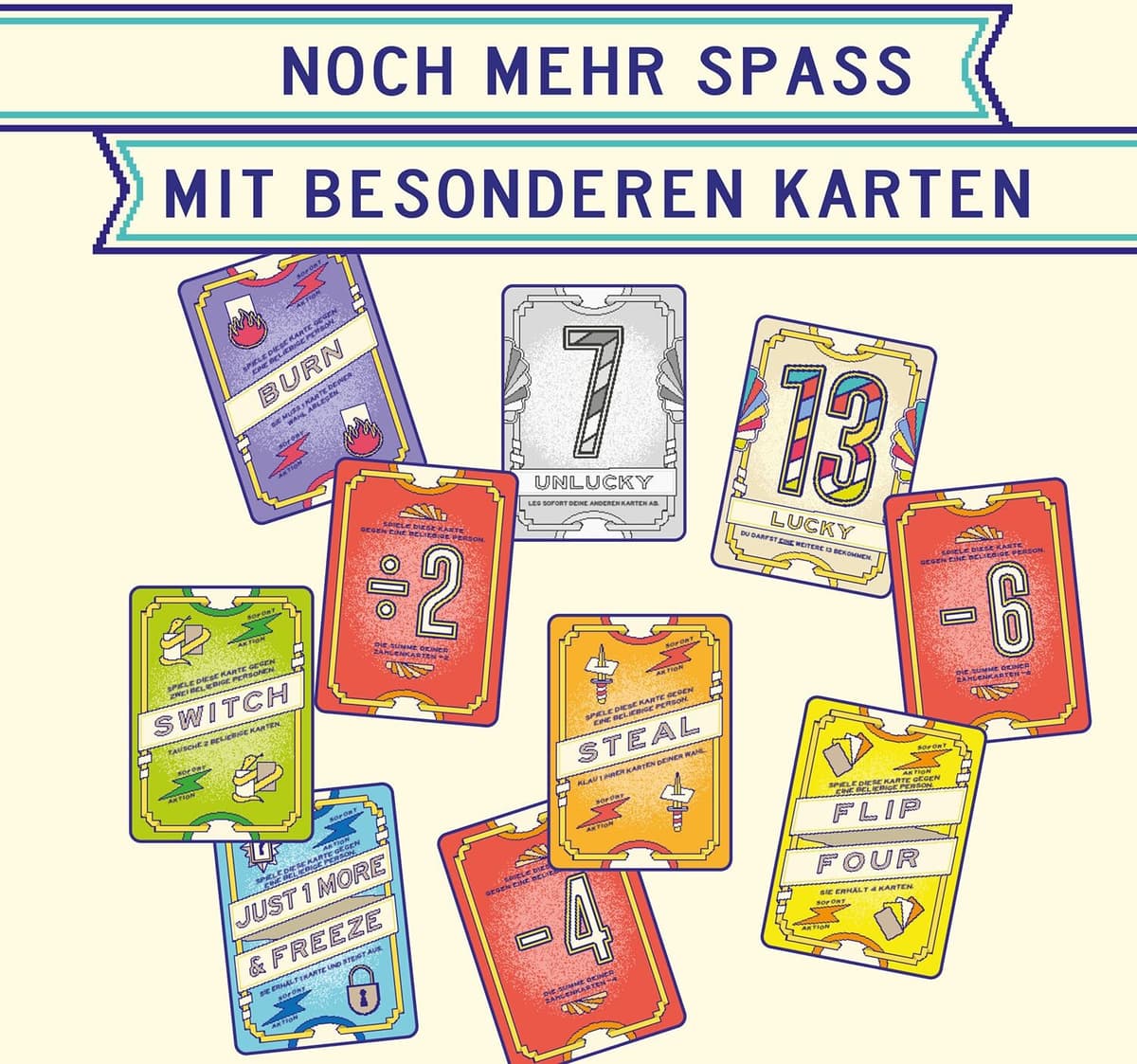 Spiel KOSMOS "Flip 7 Voll Fies", bunt, Spiele, Kinder, Spiel