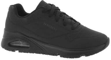 Skechers Work Uno SR-108021 - Womens 10 Black Oxford Shoes Medium