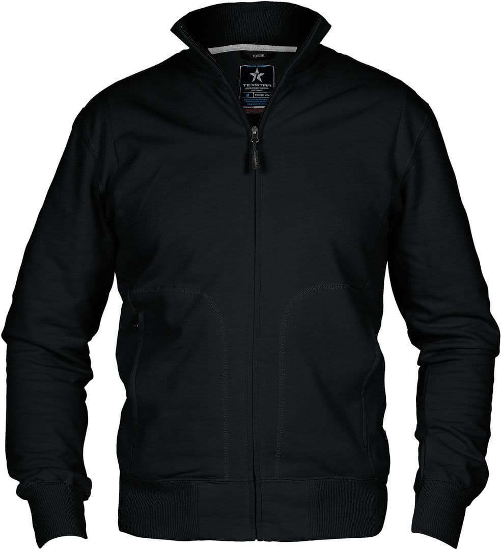 TEXSTAR Sweatjacka HC04 svart M