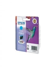 Epson T0802 Cyan Original Blisterverpackung Tintenpatrone (C13T08024011)