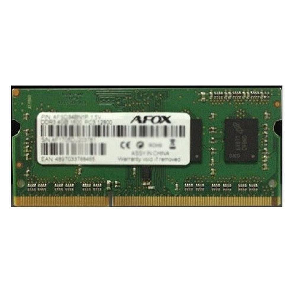 AFOX SODIMM Notebook Memory, DDR4, 16 GB, 2666 MHz, (AFSD416FS1P) (1 x 16GB, 2666 MHz, DDR4-RAM, SO-DIMM) (AFSD416FS1P)