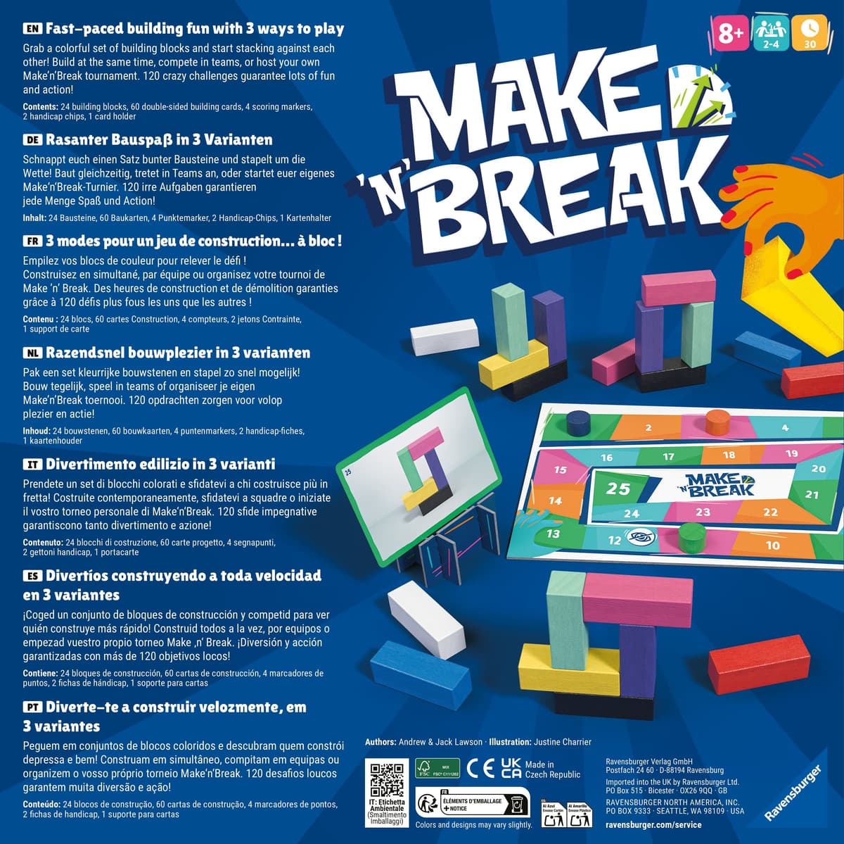 Spiel RAVENSBURGER "Make 'n' Break", bunt, Spiele, Kinder, Spiel, Made in Europe