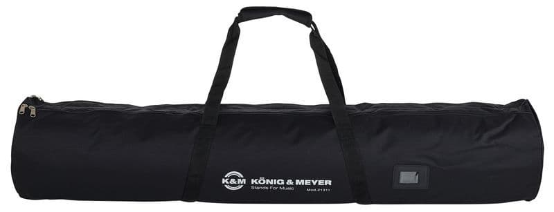 K&M ; 21311 Speaker Stand Bag nero con logo K