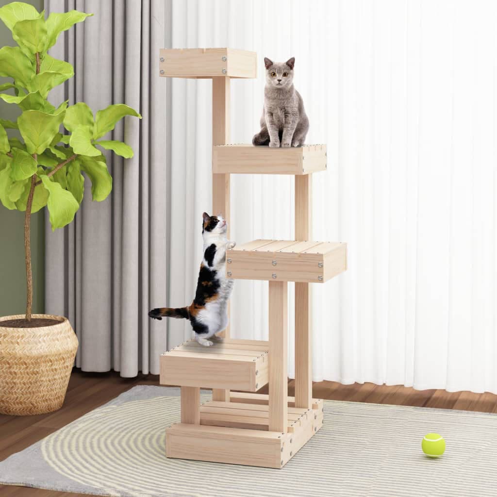 Archie & Oscar Anzell 103 cm H Cat Tree / Condo Brown 103cm H X 49cm W X 45.5cm D