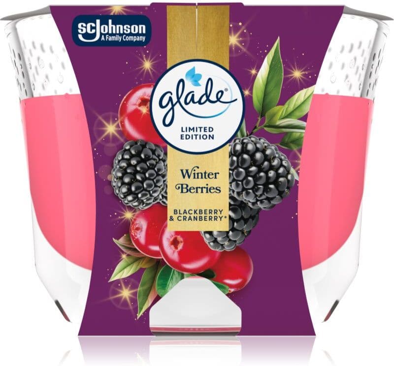 GLADE Winter Berries αρωματικό κερί 204 γρ