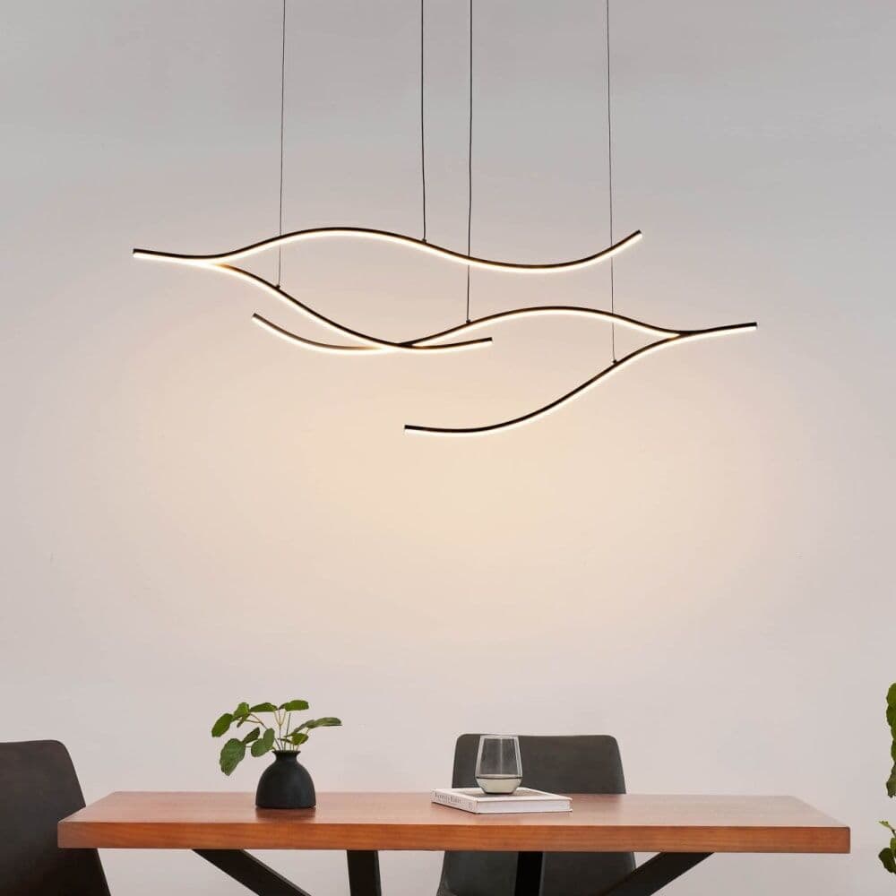 Kosilum Lámpara de techo aluminio y silicona  112 cm
