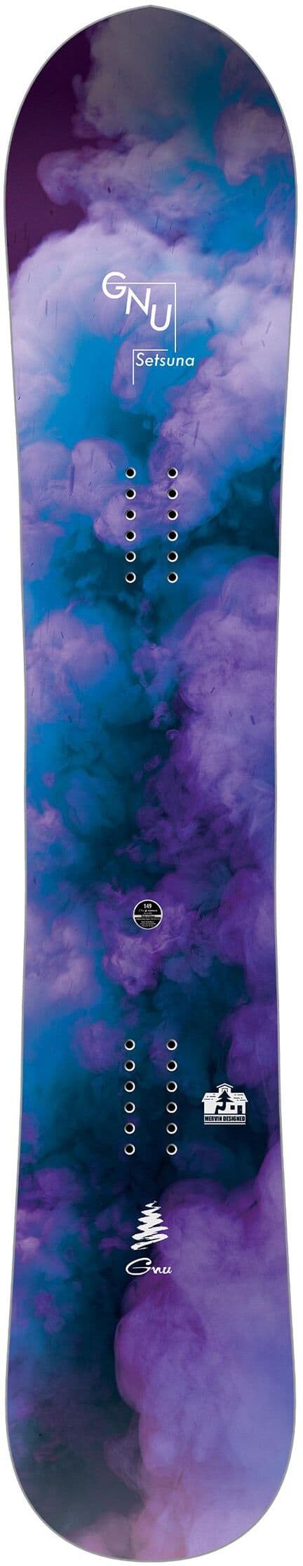 Gnu  - Pack Planche Snowboard Setsuna - 149 + Queen - Planche Snowboard