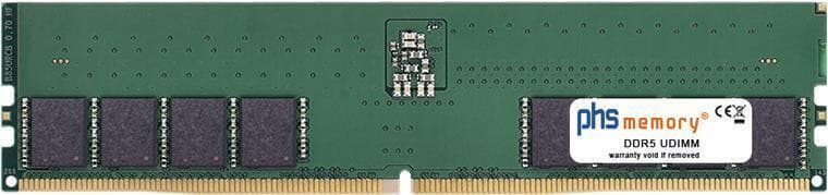 PHS-geheugen 16GB DDR5 UDIMM 4800MHz PC5-38400-U compatibel met MSI Edge MPG Z790 WIFI (SP478293)