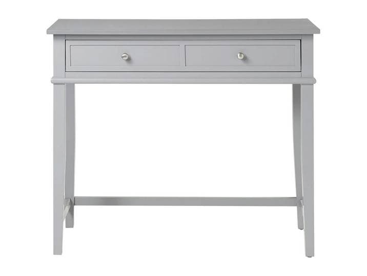 Mid.you Schreibtisch, Grau, Holzwerkstoff, 1 Schublade(n) Schubladen, rund, 75x45x89 cm, gastro- und objekttauglich, Büromöbel, Schreibtische, Bürotische