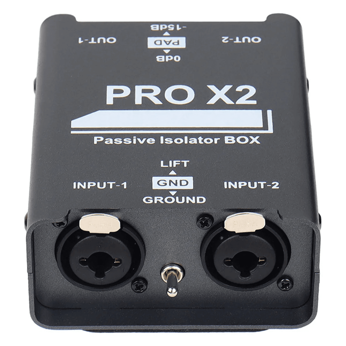 NONE Supernew   2-Way Audio Isolator, Audio Current Eliminator, XLR 6.5, Permalloy Isolator, Mixer Live Broadcast