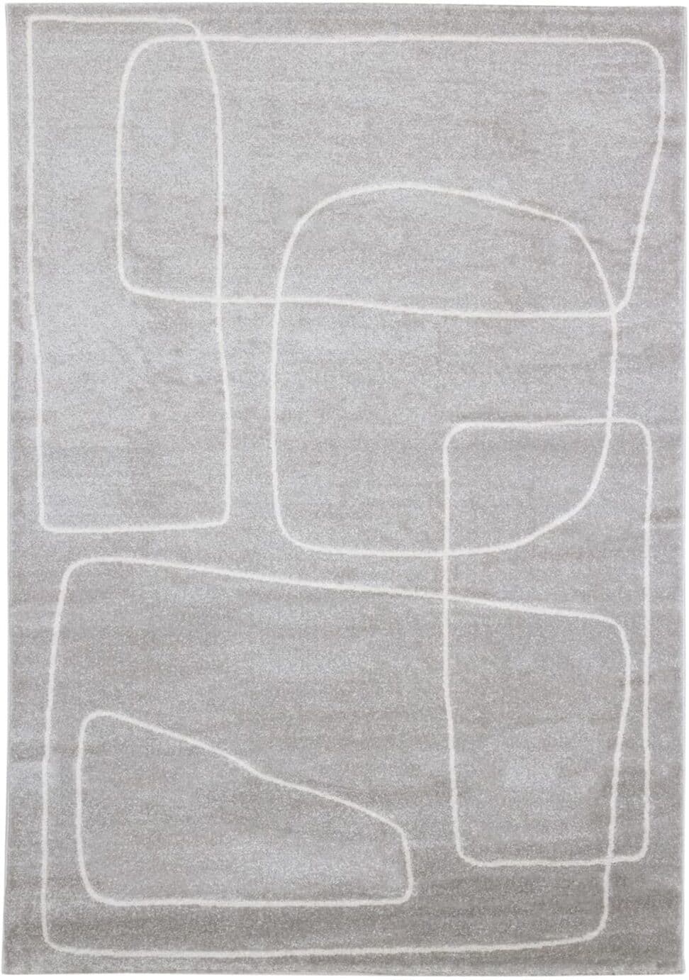 Carpet Living Alfombra de decoración en tela gris 200x290cm