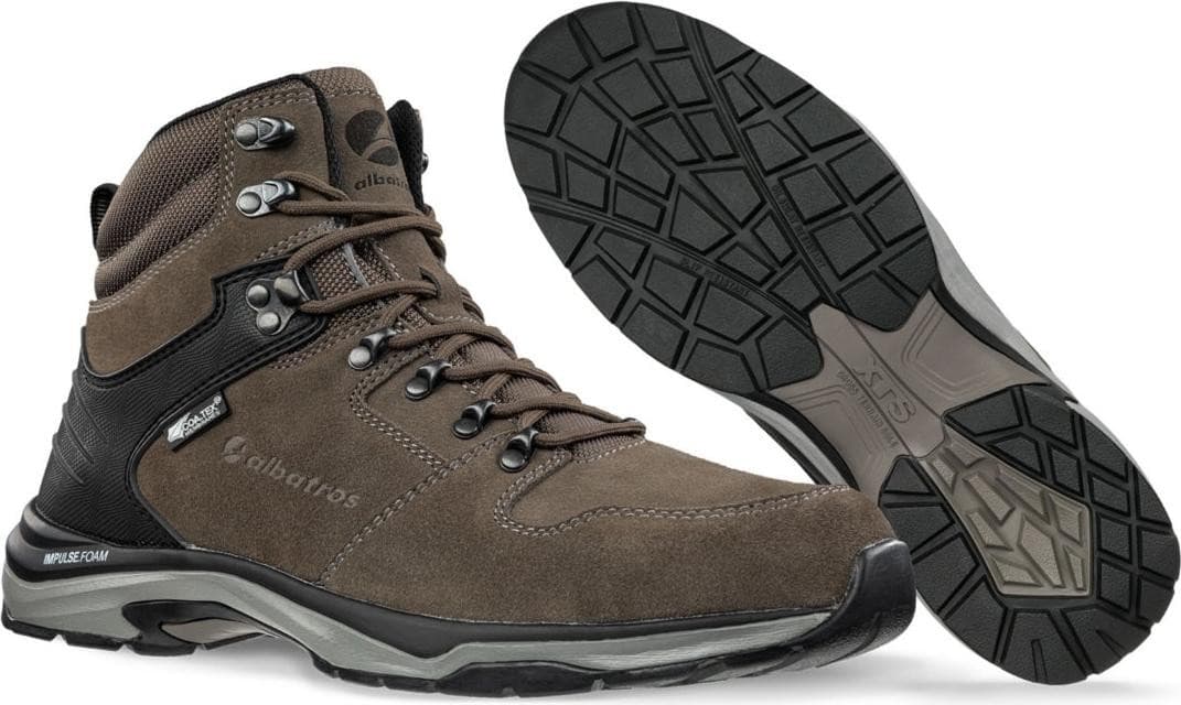 Albatros werkschoen TRENTO CTX MID O2 WR HRO SRC, taupe, maat 44