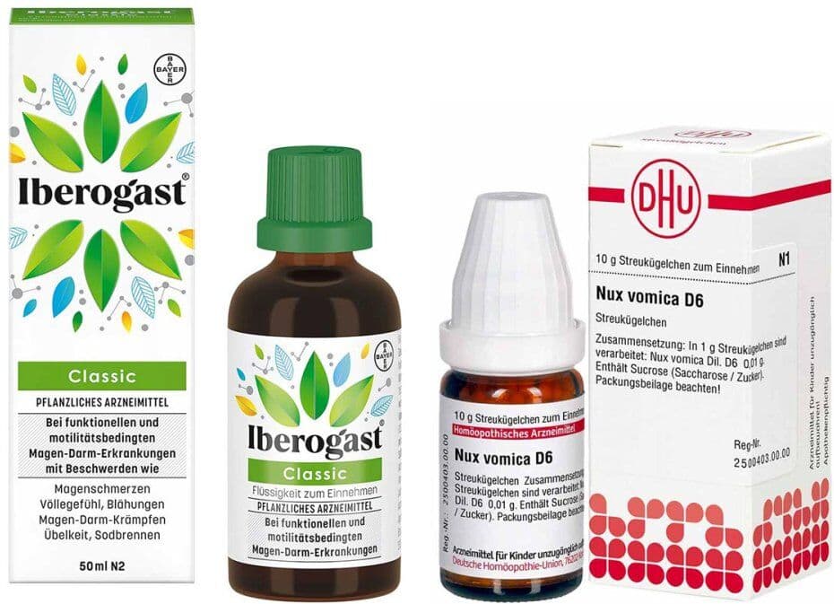 Iberogast® Classic + Nux Vomica D6 Globuli 1Set