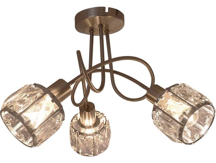 NÄVE LED Deckenspot Josefa , grau (stahlgrau), 3, H: 24cm, 1 Stk., Leuchten, LED Deckenleuchte, LED Deckenlampe, LED Deckenspot