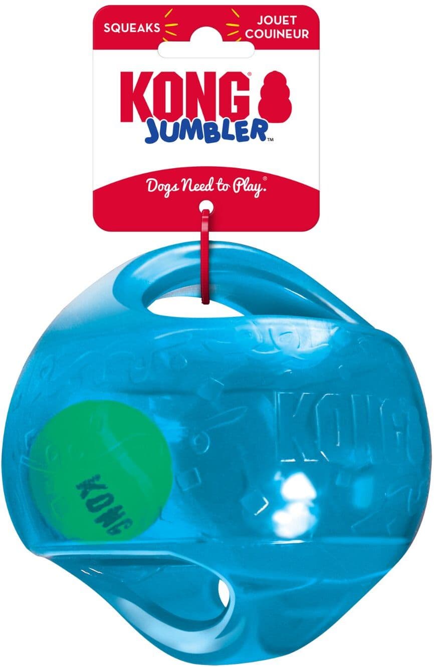 Kong Palla Jumbler Gioco per Cani Colori Assortiti M/L ø14 cm