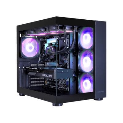 COUGAR Gaming-PC "FV150 BK 7680 AMD Ryzen 5 9600X RTX 5060 32GB DDR5 2TB SSD", schwarz, Microsoft Windows 11 Home (64 Bit), RTX 5060, 32 GB RAM 2.000 GB SSD, Desktop-PCs, Windows 11, DDR5 RAM
