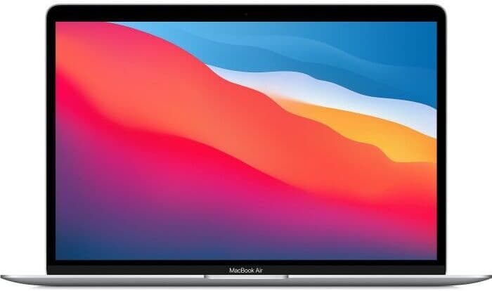 Apple MacBook Air 2020   13.3"   M1   8 GB   256 GB SSD   7-Core GPU   srebrny   FI - Refurbished