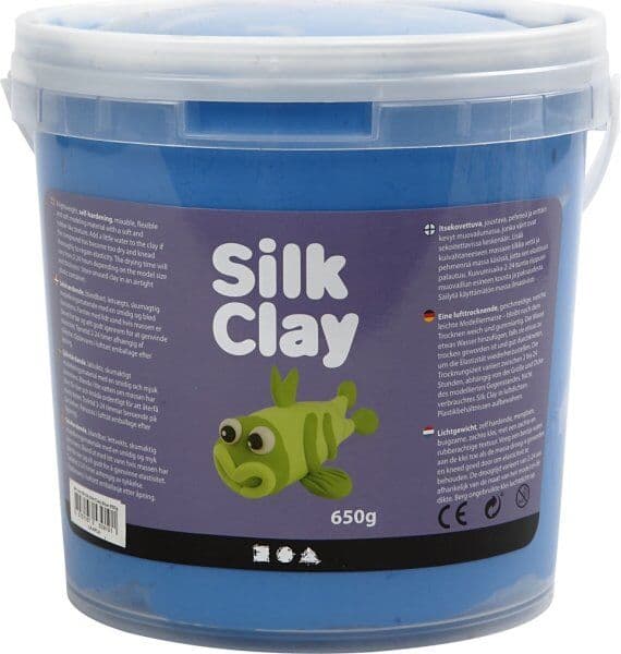 Silk Clay Modellermasse   650g   Blå