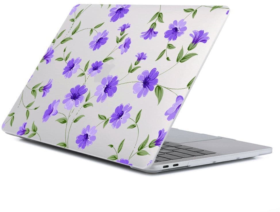 INCOVER MacBook Air 15" M5/M4/M3/M2 (2026-2023) Hardplastdeksel – Lilla blomster