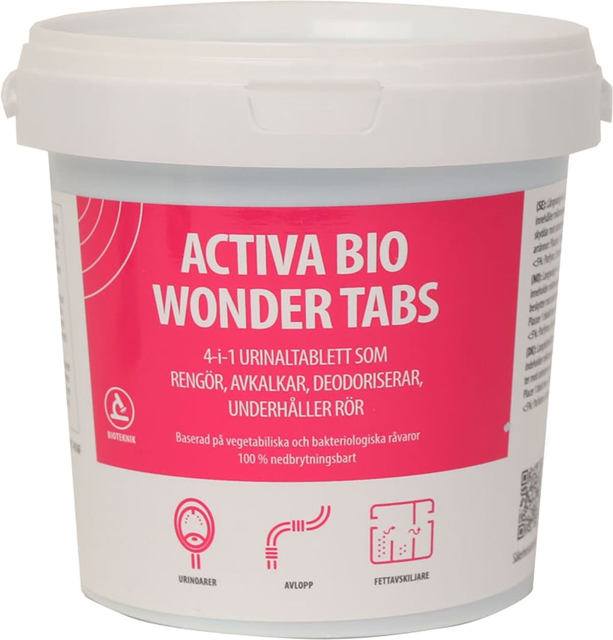 Urinoarblock Activa Bio Wonder Tabs 4-i-1