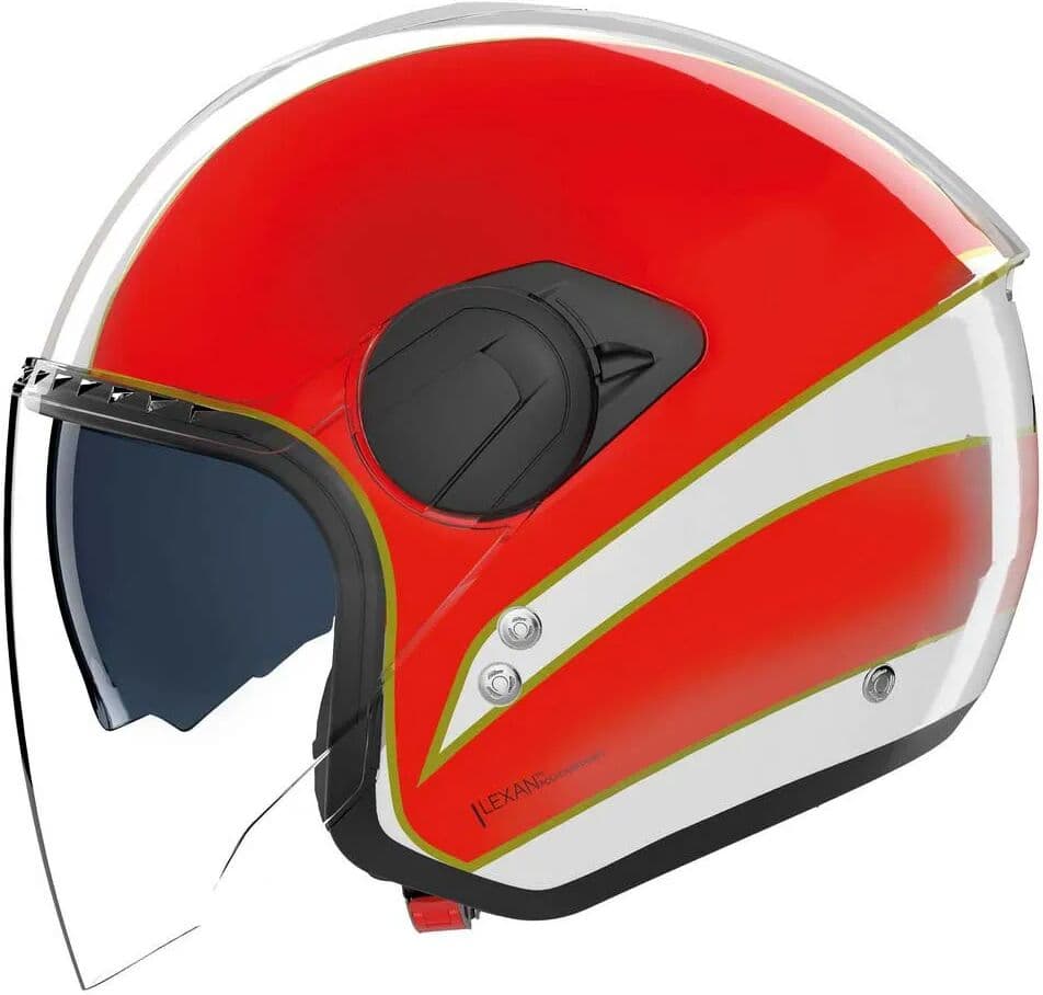 Nolan Casco Jet N20-2 Visor Tricolore White / Green / Red S