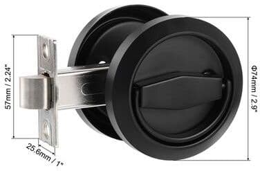 Unique Stainless Steel 304 Round Recessed Door Lock Hidden Cup Pulls Knob
