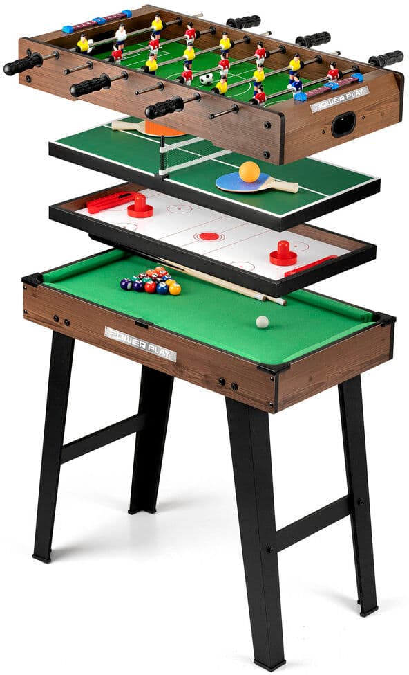 Isabelle & Max Power Play 4 in 1 Stand Up Games Table Lecroy 69.5cm L X 37.5cm W